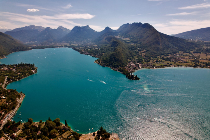 Photo vue aérienne de la Savoie