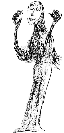 Illustration d'une sorcière