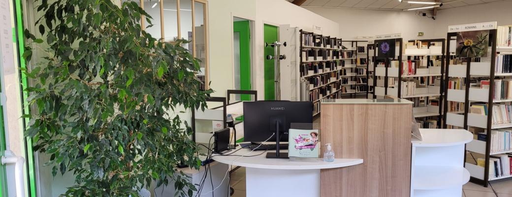Accueil de la bibliothèque de Roquefort La Bédoule