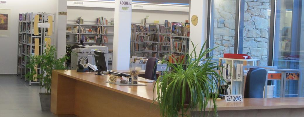 Accueil de la médiathèque La Mine des Mots