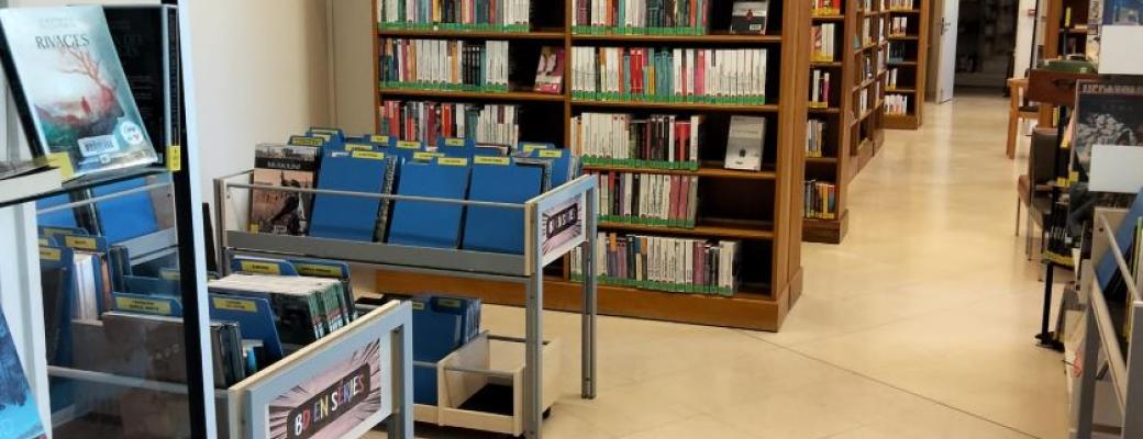 Coin BD romans de la bibliothèque de Saint-Rémy-de-Provence