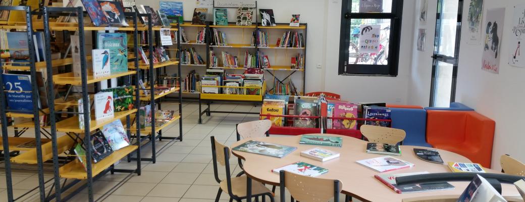 Coin BD de la bibliothèque du Paradou