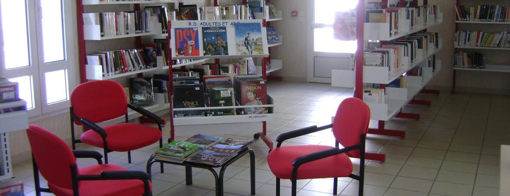 Espace BD  de la médiathèque du clocher