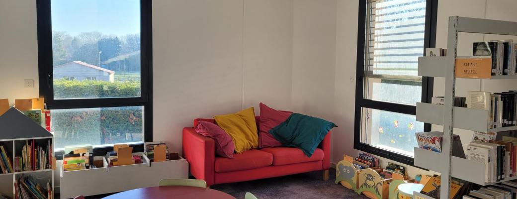 Espace Détente de la bibliothèque de La Barben