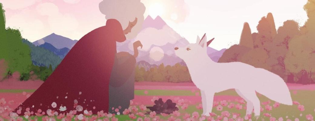 Illustration du jeu Neva : une fille et un loup