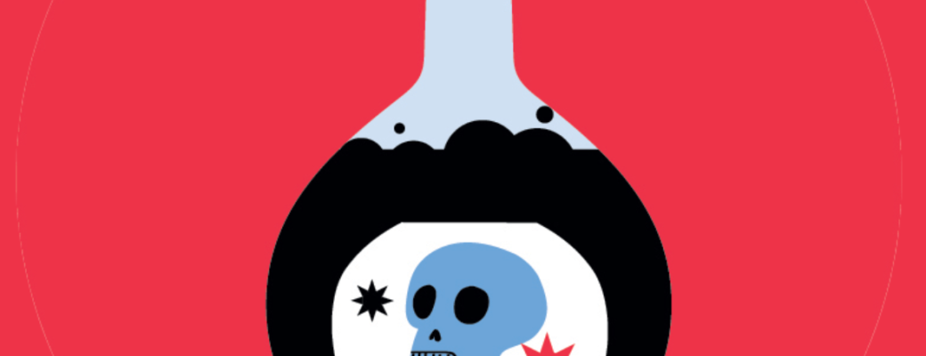 Illustration d'une potion avec tête de mort