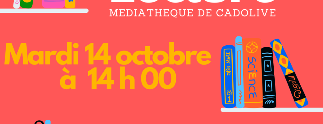 Café lecture Cadolive
