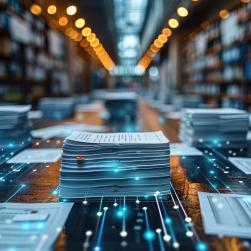 Photo d'une bibliothèque