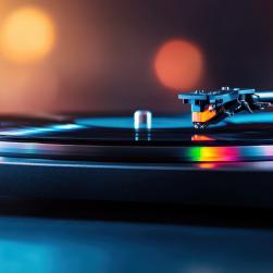 Photo d'un tourne disque