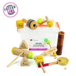 Photo d'instruments de musique en bois pour enfants
