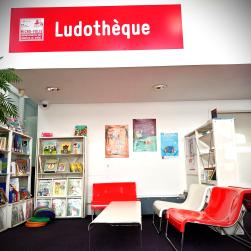 Photo de la ludothèque avec jeux de société