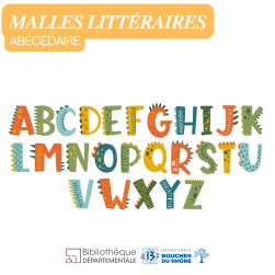 Lettres de l'alphabet colorées