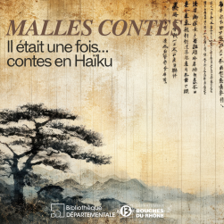 Illustration d'un arbre et d'écriture japonais