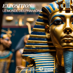 Photo d'un sarcophage de pharaon