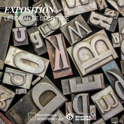 Lettres d'imprimerie en acier