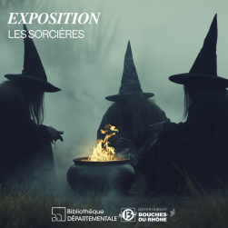 Photo de 3 sorcières autour d'un chaudron