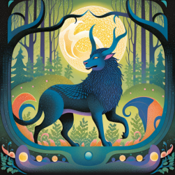 Illustration d'un animal hybride