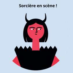 Illustration d'une femme avec des cornes