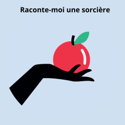 Illustration d'une pomme rouge dans une main