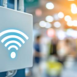 Photo d'une borne Wi-Fi