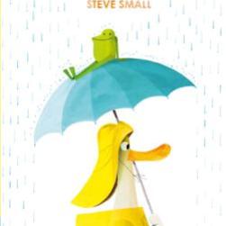 Illustration d'un canard sous un parapluie