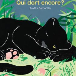 Illustration d'une panthère noire qui dort