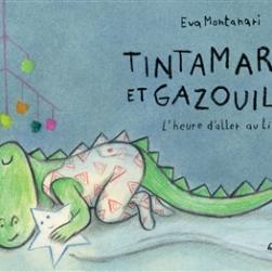 Illustration d'un crocodile couché dans un lit