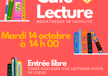 Café lecture Cadolive