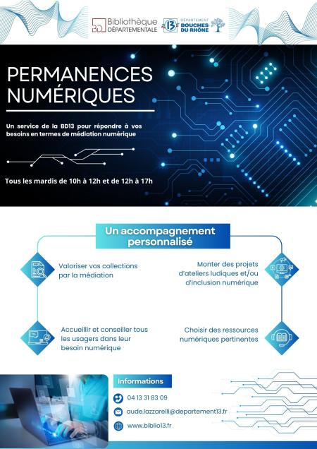 Flyer des permanences numériques