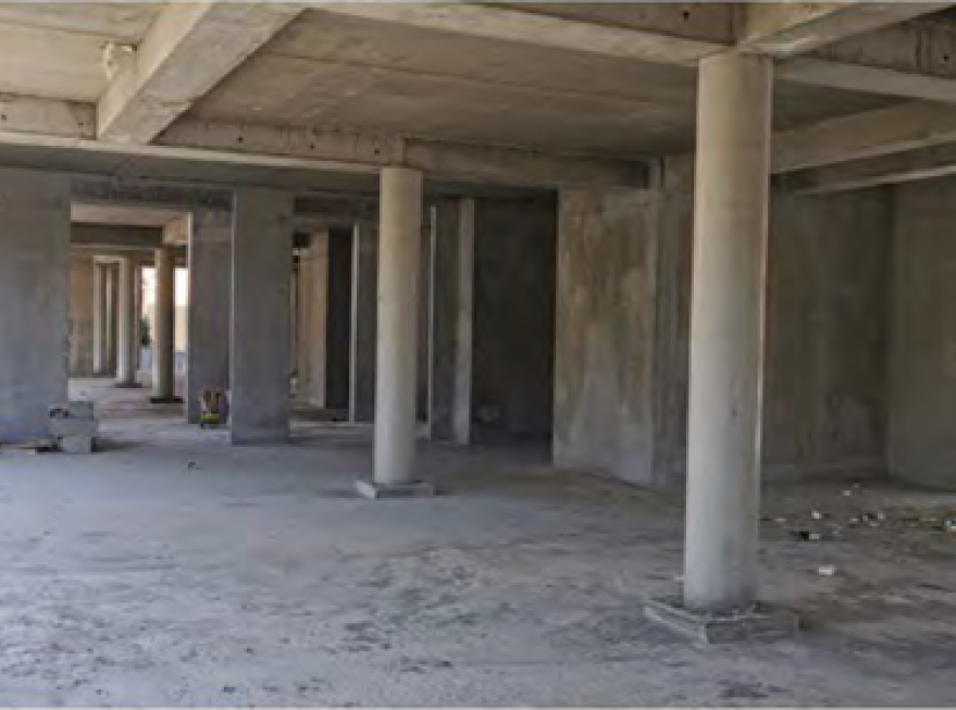 Chantier de la construction de la bibliothèque de Peynier